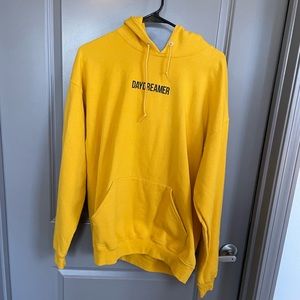 Yellow hoodie